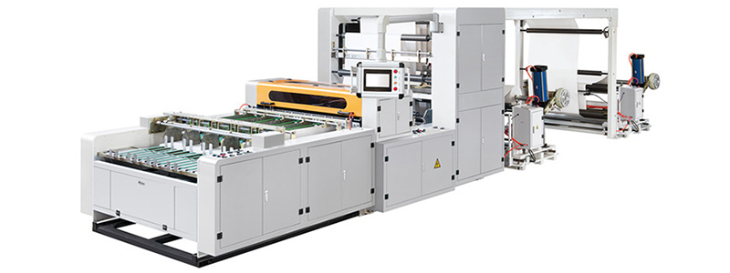 Fully Automatic A4 Paper Cutting Machine HQJ-1100 A4 Paper Cutting With Packaging Machine（4 Roll Feeding）