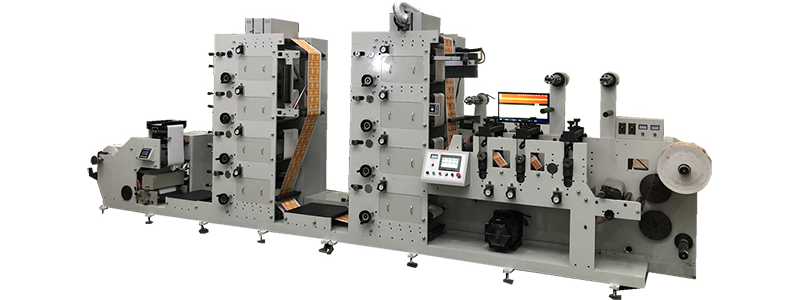 Vertical Type Flexo Printing Machine  YB-RY450 8colors Flexo Printing Machine