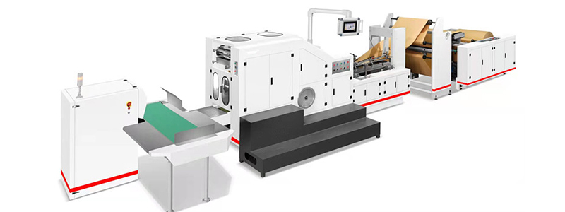 Square Bottom Paper Bag Machine YB-330 Adjustable Roll Feeding Square Bottom Paper Bag Machine 