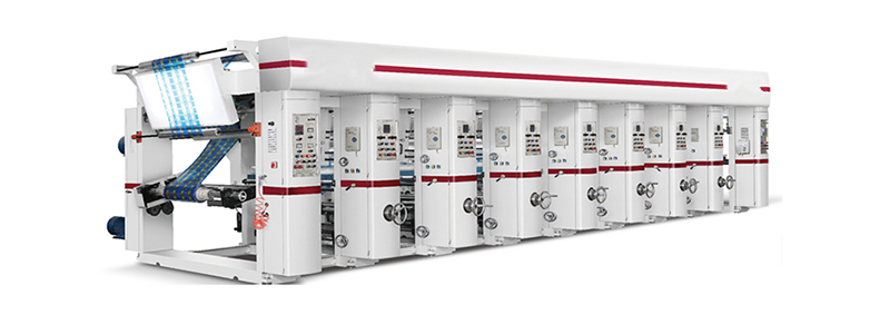 8colors Plastic Film Computer Rotogravure Printing Machine