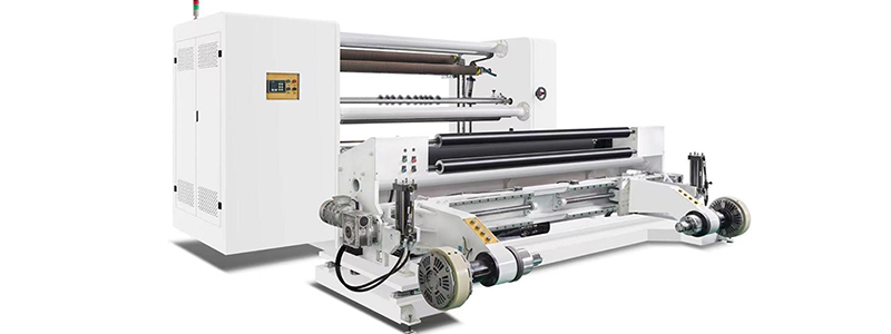 QFJ-E1300mm- 1900mm High Speed Slitting And Rewinding Machine