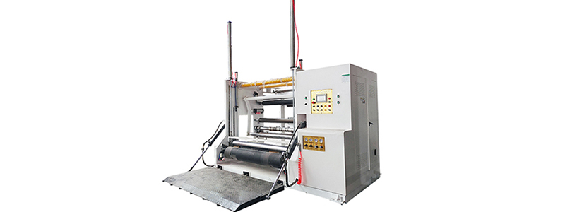 QFJ-B1100mm-2600mm Paper Jumbo Roll High Speed Slitting And Rewinding Machine