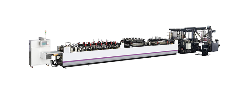  YB-ZUD600 Three-servo Bag Making Machine (Three-side sealing & Double zipper  & Double Standing Bag)   