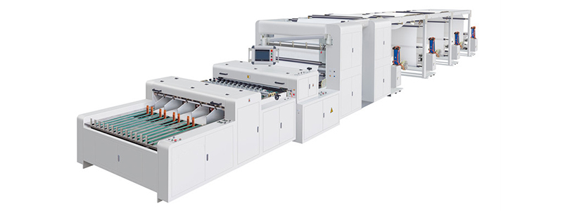 Jumbo Roll A4 Paper Cutting Machine ZHQJ-1100A3A4 Paper Cutting Machine（4rolls Feeding）