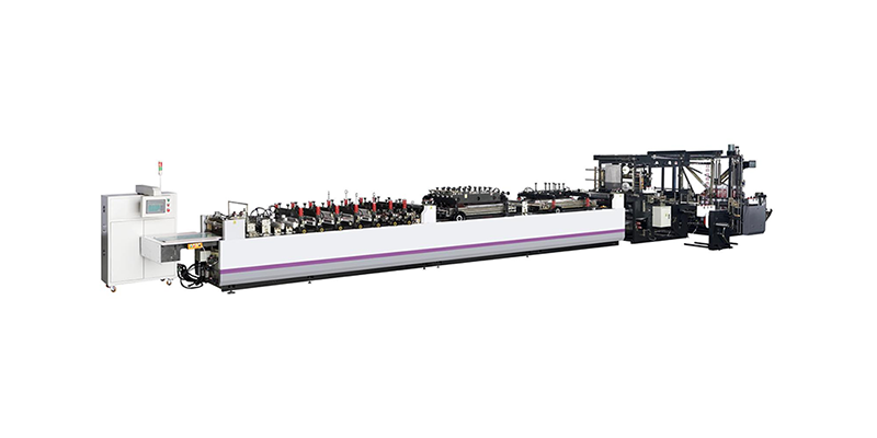  YB-ZUD600 Three-servo Bag Making Machine (Three-side sealing & Double zipper  & Double Standing Bag)   